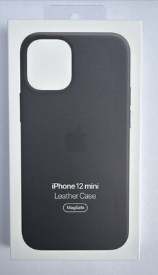OFFICIAL GENUINE APPLE IPHONE 12 MINI LEATHER MAGSAFE CASE BLACK MHKA3ZM/A NEW