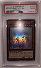 Yu-Gi-Oh The Winged Dragon of Ra Ghost Rare LED7-EN000 1.st Ed PSA 8