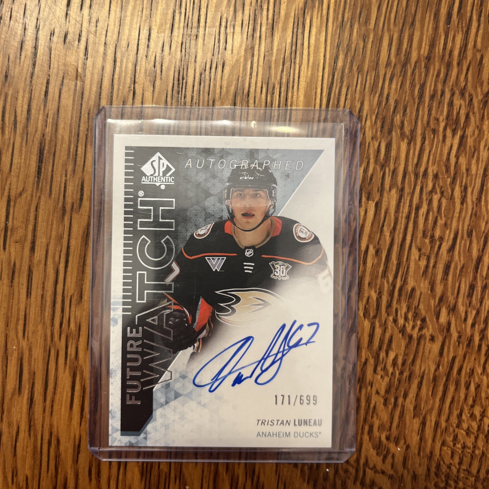 Tristan Luneau #RFWA-TL Hockey Cards 2023 SP Authentic 2013 Retro Future Watch Auto trading card — raw and PSA graded price guide