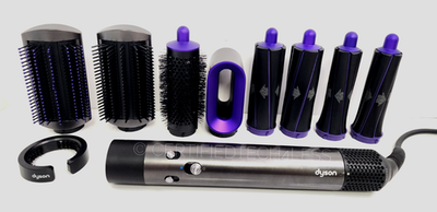 Dyson Airwrap Styler Complete Purple/Black with Attachments (USED