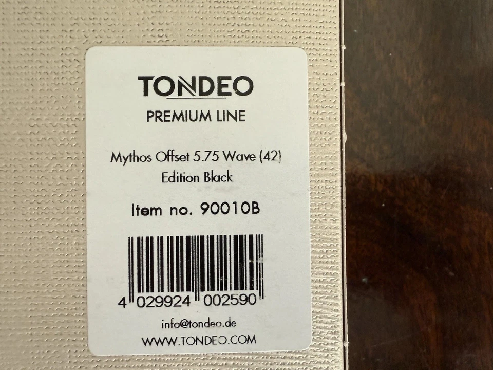 Tondeo Premium-Line Mythos Black Offset 5.75 Wave Edition Black 900108 - Bild 4 von 4
