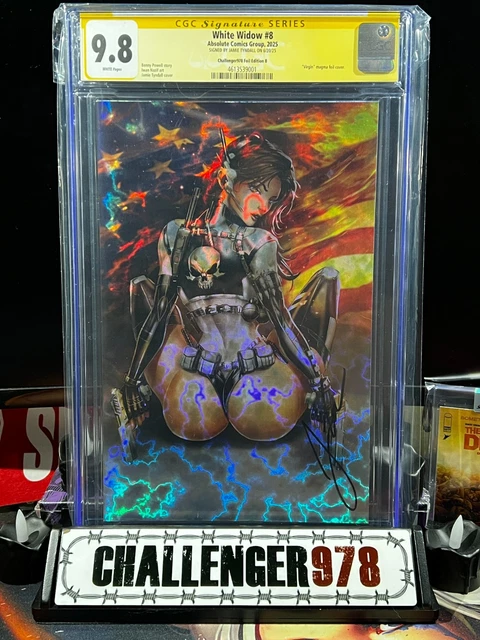 CGC 9.8 White Widow #8 Cvr B Jamie Tyndall MAGMA FOIL VIRGIN Exclusive SLAB