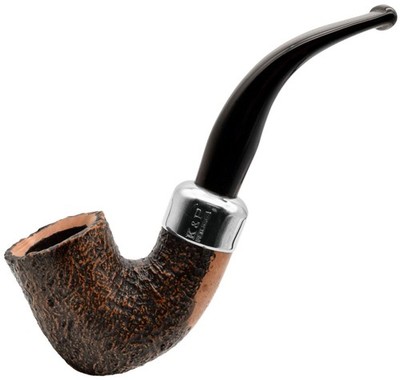 Peterson Arklow 9MM FILTER Sandblast Finish Medium Bent Billard Bruyère Pfeife 338