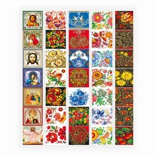 35 Pcs Egg Wraps Easter Set - Thermo Easter Egg Shrink Wrappers for Pysanka -...