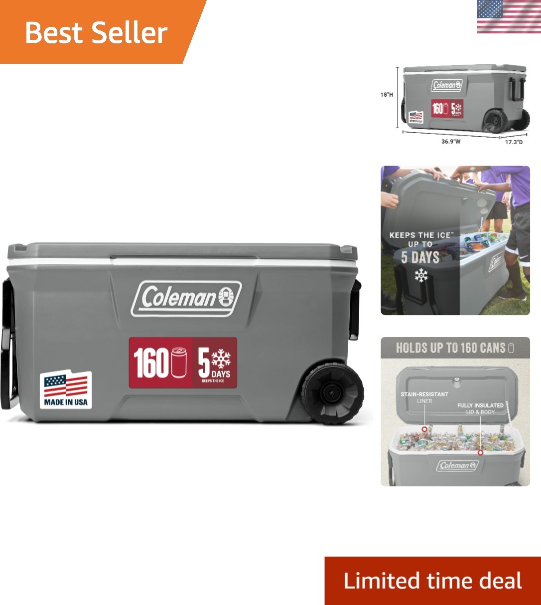 With Wheels - Perfect For Tailgating