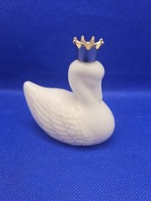 Vintage Glass Swan Shaped Avon Charisma Cologne Bottle. Sweet collectible
