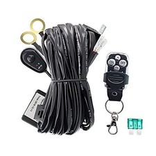 LED Work Lights Bar Remote Wiring Harness Kit 1Lead 1 Leads with Remote Control