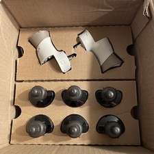 Air Wick Plug In Scented Oil Starter Kit, 2 Warmers 6 Refills, Vanilla Pink