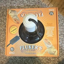 Fluker's Deluxe Clamp Lamp 8.5 Inch 150W Max for Reptiles and Pets Lighting