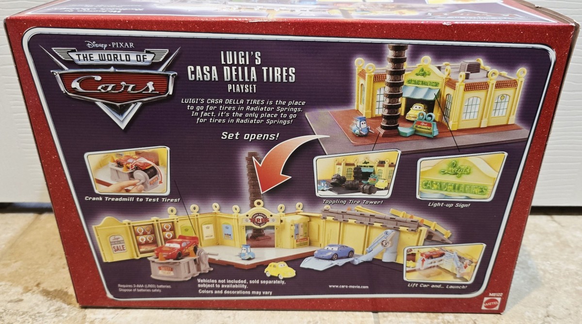 Disney Pixar Cars Luigi's Casa Della Tires Playset SEALED Toys R