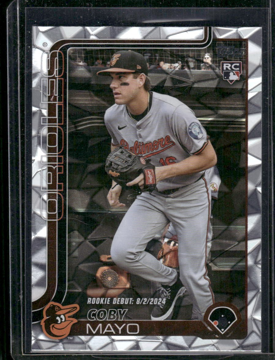2025 Topps Update Coby Mayo RC Rookie Debut #US282 Diamante Foil Parallel
