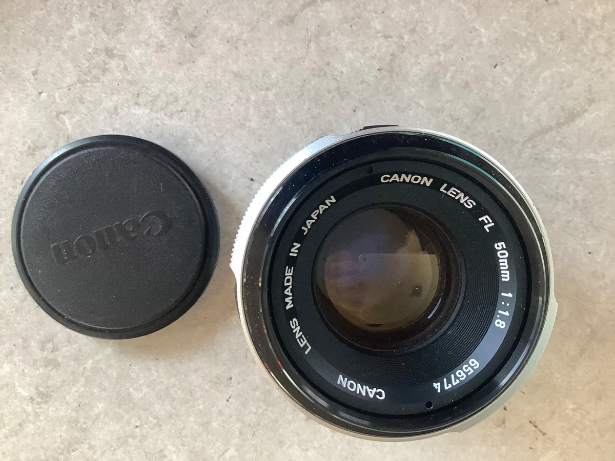 Canon f/1.8 Camera Lenses FL 50mm Focal for sale - eBay