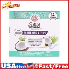 Gurunanda Teeth Whitening Strips - 7-Day Treatment with Non-Slip, Dry Strip Tech