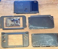 New Nintendo 3DS XL Metallic Grey housing/shell faceplates