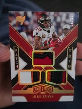 2023 Panini Plates & Patches - Patch Trio Mike Evans #PT-ME Gold /50 (MEM)