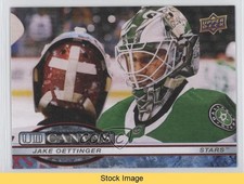 2025-26 Upper Deck Series 1 UD Canvas Jake Oettinger #C-42 READ 05kf