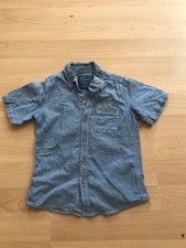 boys age 2-3 next short sleeve shirt blue in colour