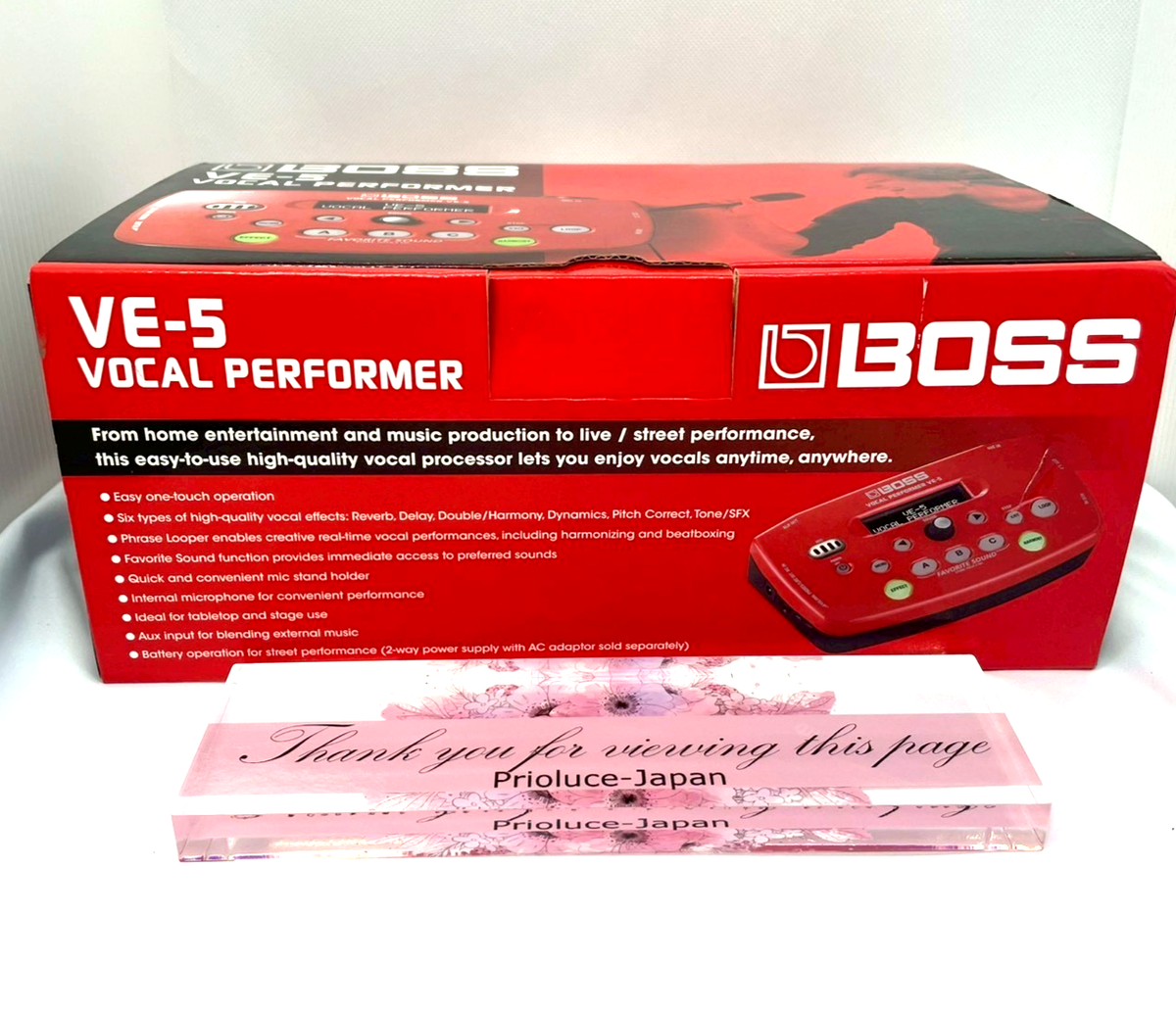 Boss VE-5 Vocal Performer - Red for sale online | eBay