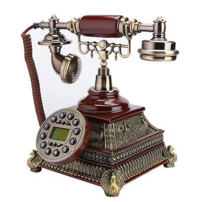 RASTKY Antikes Vintage-Telefon Im Retro-Stil Mit EIN-Wahlwiederholung Für