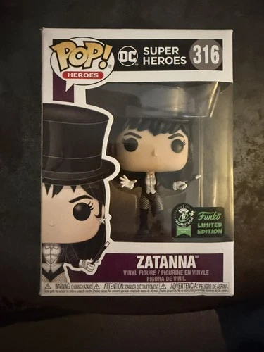 Funko Pop! Dc Superhero Zatanna #316 2020 Spring Convention Limited Edition New