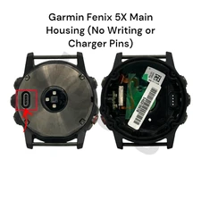 Garmin FENIX 5X 51MM Main Back Housing Shell Repair (NO WRITING OR PINS) - Parts