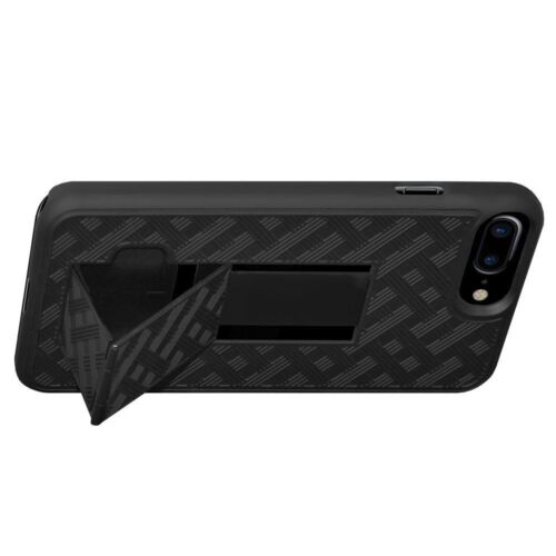 For iPhone 7 PLUS 8 PLUS Slim Holster Hard Case Cover w/Kickstand BeltClip BLACK - Picture 18 of 18