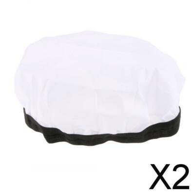 2X Soft White Diffusor Cover Sock Für 27 Cm Sparkle Lamp Shade Reflector