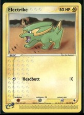 Pokémon Ruby and Sapphire #52/109 Electrike Common, Lightly played