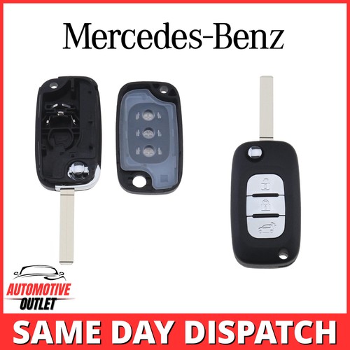 3 BUTTON REMOTE KEY FOB CASE SHELL SMART CAR FOR MERCEDES SMART CAR 453 2014