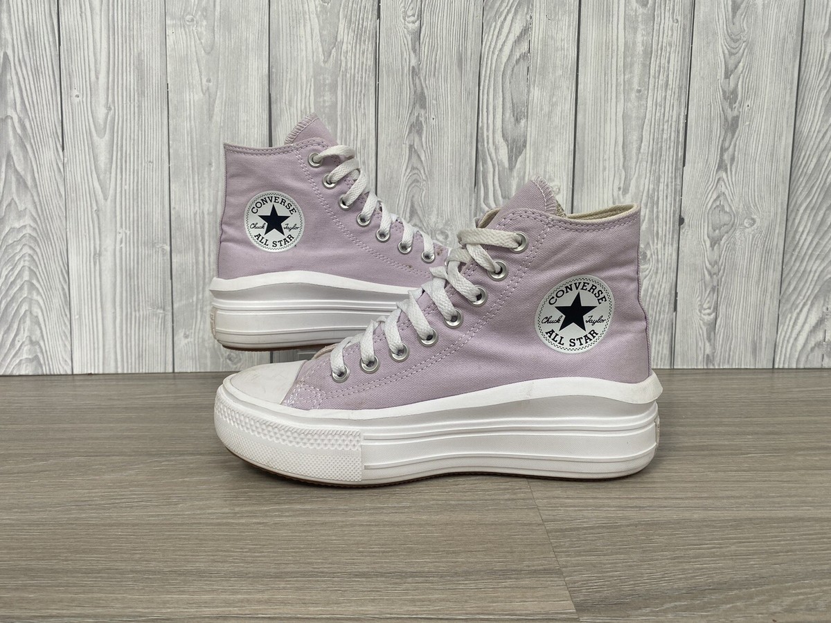 purple white converse
