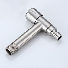 Soytich Edelstahl Gartenhahn 1/2' - Kugelhahn Mit Brause & Schlauchadapter | Rostfrei & Langlebig