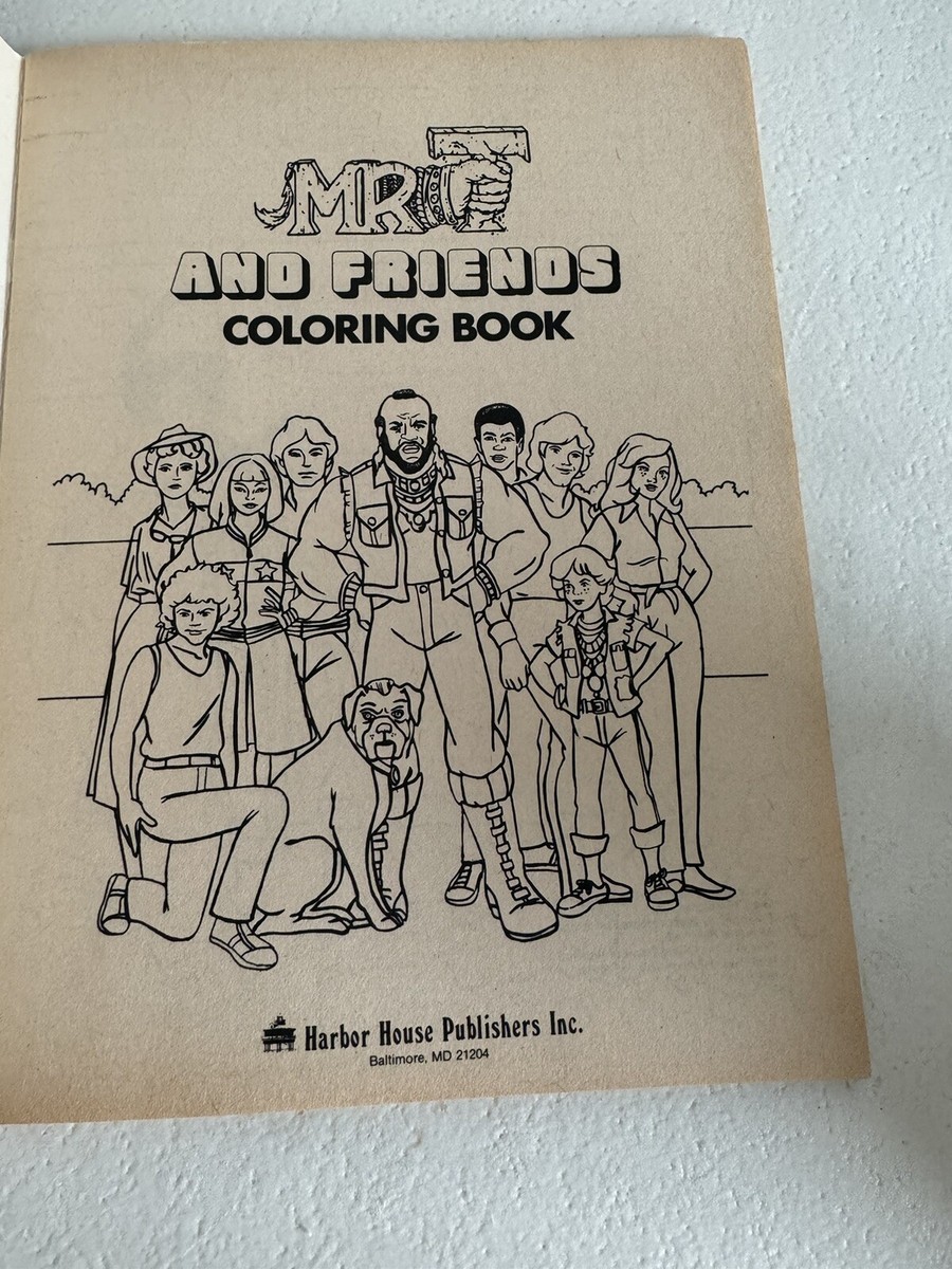Vintage 1983 Mr. T Coloring And Activity Book New! Rare Find