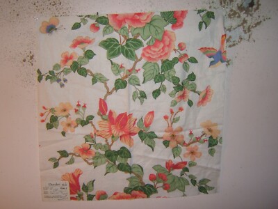 Duralee, Gathering Nectar, Floral Remnant, 25.50 W X 25.5'' L, Color Sugar