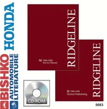 2006 2007 2008 Honda Ridgeline Shop Service Repair Manual CD