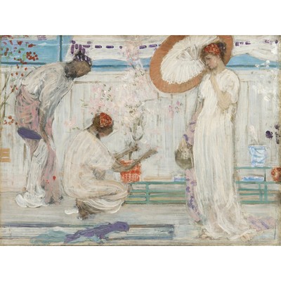James Mcneill Whistler The White Symphony Three Girls großer Kunstdruck 18 x 24 Zoll
