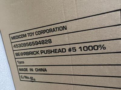 MEDICOM TOY - 新品未開封　BE@RBRICK PUSHEAD #5 1000％ BE@RBRICK PUSHEAD #5 1000％ – MCT TOKYO
