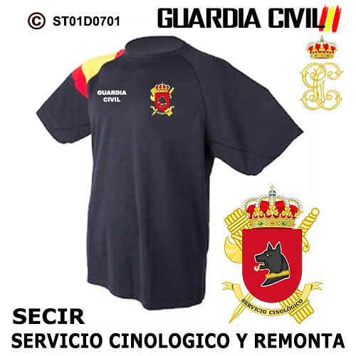 CAMISETAS-TECNICAS-GUARDIA-CIVIL-SECIR-SERVICIO-CINOLOGICO-Y-REMONTA-M1