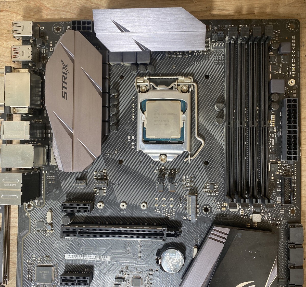 ASUS ROG STRIX H270F GAMING Motherboard LGA1151 with ICPU