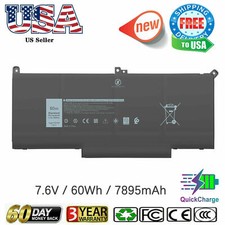 60Wh F3YGT Battery For Dell Latitude 12 7000 7280 7290 Series 2X39G DM3WC 0DM3WC