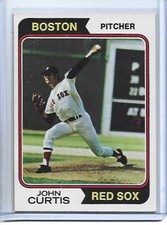 John Curtis-Boston Red Sox-1974 Topps Baseball Card #373