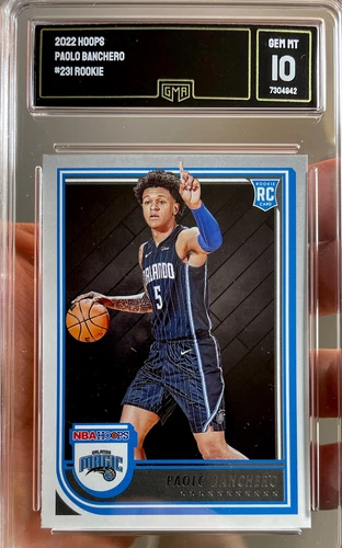 2022 PANINI NBA Hoops PAOLO BANCHERO Rookie Gem Mint 10 Tribute  ROY Magic  #231