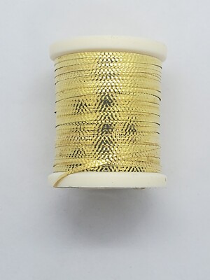 Danville's EMBOSSED GOLD FLAT TINSEL 10 Yard Spool Fly Tying Material 