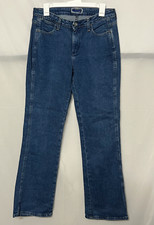 Vintage Wrangler Blue Stitch Women's Medium Wash Jean See measurements mid Rise