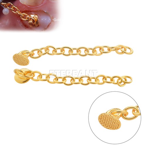 ETERFANT Dental Lingual Buttons Round/Rectangular/Lingual Button Chains Bondable - Picture 70 of 79
