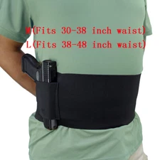 Tactical Concealed Carry Belly Band Holster Pistol Hidden Belt Waist Gun Holster