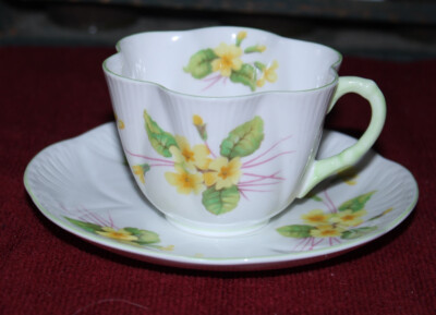 vintage Shelley fine bone China.  made in england primrose pattern number 13430