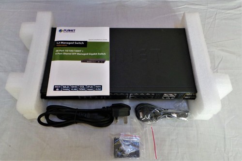 Planet networking and communication 28G managed switch. - Picture 7 of 9