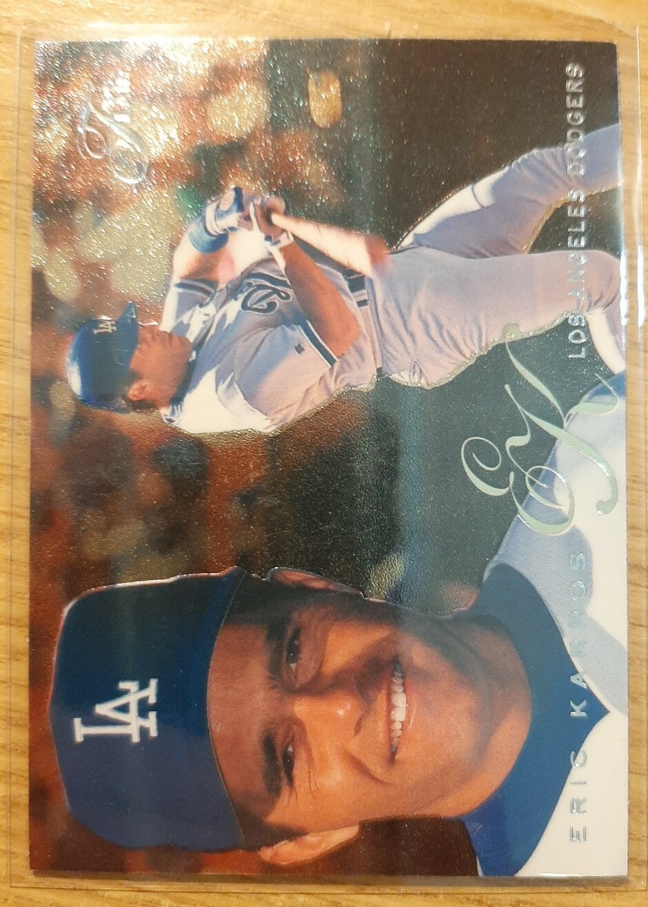 1995 FLAIR ERIC KARROS #366 LOS ANGELES DODGERS