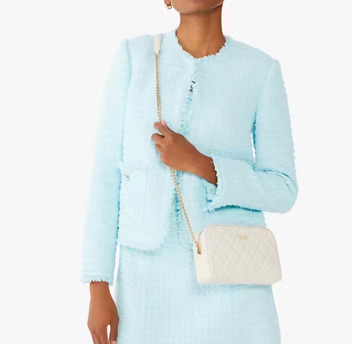 Kate Spade Mini Camera Smooth Quilted Leather Crossbody