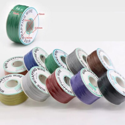 11-Farbe 30AWG Single Core Draht verzinnen Kupferdraht /OK Draht/PCB Jumper 250M